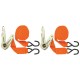 T21013 - Luggage straps, 2pcs, 4.5m