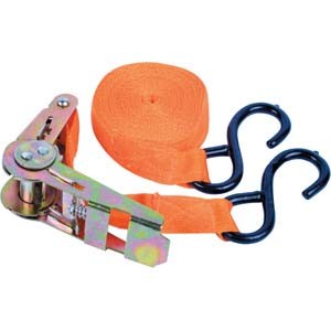 T21026 - Ratchet tie-down 700kg, 4,5m, with hook