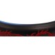 T12040 - Steering wheel cover, black, with red dragon figure
