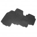 T60065 - Floor mats, rubber, black, 4pcs