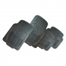 T60066 - Floor mats, rubber, black, 4pcs
