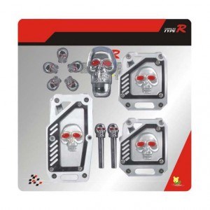 T31007 - Car kit, chrome, 4pcs