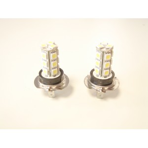 T50107 - H7 LED, 12V, 18-SMD izzó, fehér