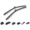 T45013 - HQ Silicone windscreen wiper with 6 adapters, 13", 325mm