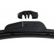 T45015 - HQ Silicone windscreen wiper with 6 adapters, 15", 375mm