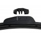 T45017 - HQ Silicone windscreen wiper with 6 adapters, 17", 425mm