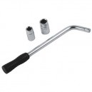 T15011 - Telescopic wheel nut wrench, chrome